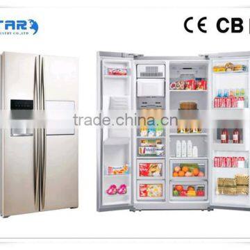 beverage refrigerator household 580L saving engry BCD-580WT No frost side by side refrigerator                        
                                                Quality Choice