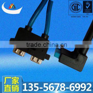 High Quality IDC 3.0 Female Right Angle to Two port USB 3.0 A type Female computer hardware Cable