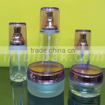 Cosmetic Glass Bottle Set