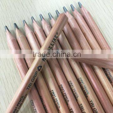 7" jumbo size triangular shape cedar wood HB pencil