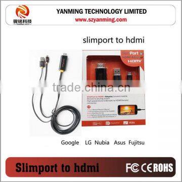 Slimport to HDMI cable for LG mobile phone