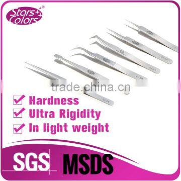 OEM stainless steel volume eyelash extension lash tweezers