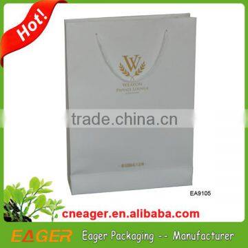 Customized paper shopping bag, promotional bag for shopping bags