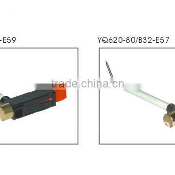 Push button piezo igniter