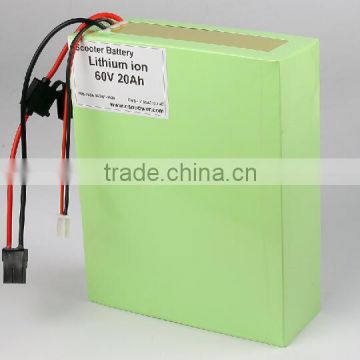 DIY Electric scooter Battery 60v 20ah Battery 1500w Lithium E scooter With Bms Scooter