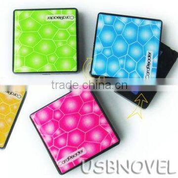 Colourful usb card reader