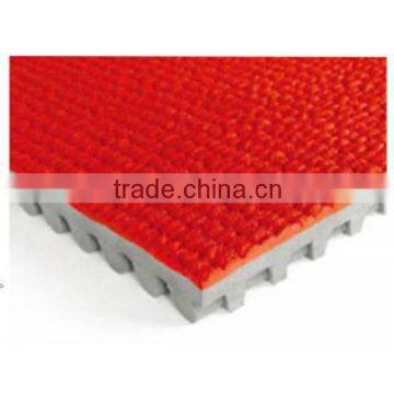 Srong rebound-resilience rubber gym flooring for athletic track
