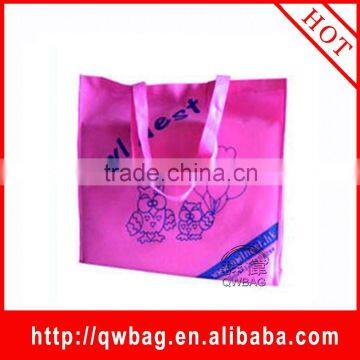 Cheap promotional logo printing non-woven tote bag, free samples