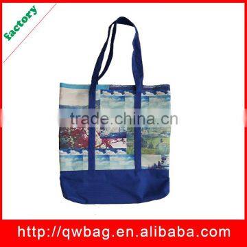 2015 wholesale printed oxford fabric tote bags