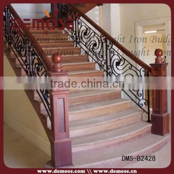 french wrought iron handrails for indoor stairs