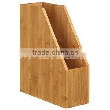 Bamboo Magazine and File Holder