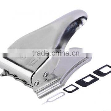Hot High Quality Universal 3 in 1 Micro/Nano/SIM Card Cutter For IPhone 4 5 5S 6 Cell Phone