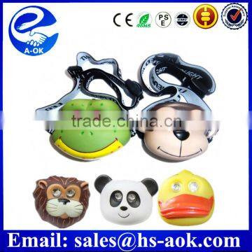 animal LED kids head lamp for headlamp