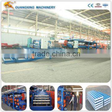 Guangxing Hot Rock Wool & EPS Sandwich Panel Making Machine