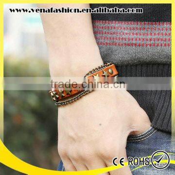 star italian engraved leather bracelet, suede leather bracelets