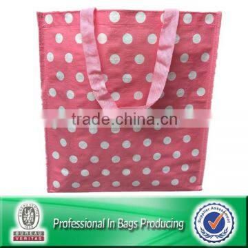 100% Recycle Polka Dot Design Gift Promotional Bag