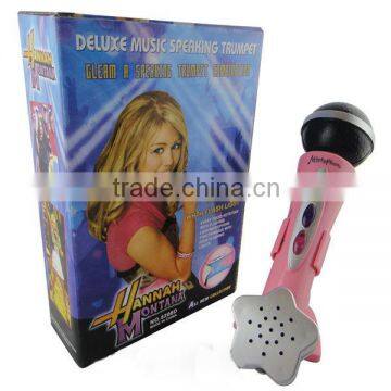 Beauty kids toy microphone with light and music