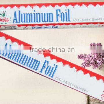 household aluminum foil for food storaging