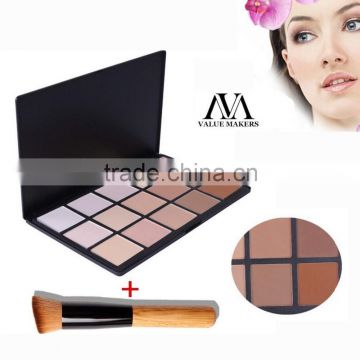 Mineral makeup press powder face