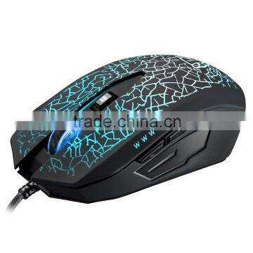 6 Button LED Optical USB Wired Computer Gaming Mouse