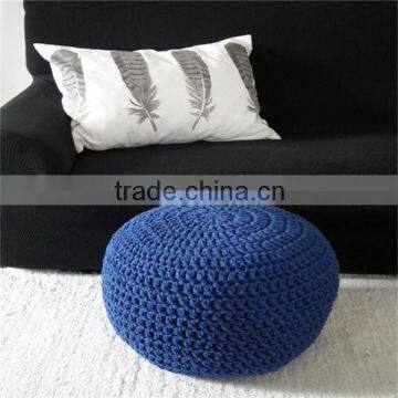 Crochet pouf ottoman Hand crochet Knitted Cotton Pouf                        
                                                Quality Choice