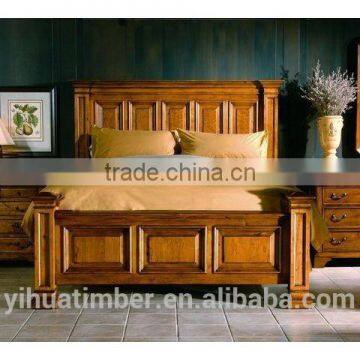 modern bedroom set furniture, synthetic leather bed, cheap PU bed