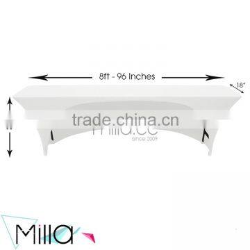 Wholesale China factory white spandex buffet table cover                        
                                                Quality Choice