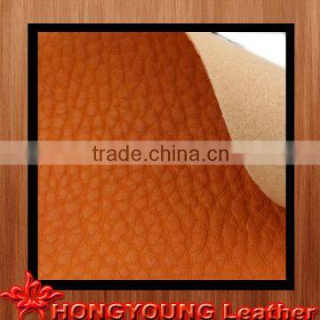 Flexible Litchi Grain Leather Synthetic for Ladis Bags,shoes photo-3