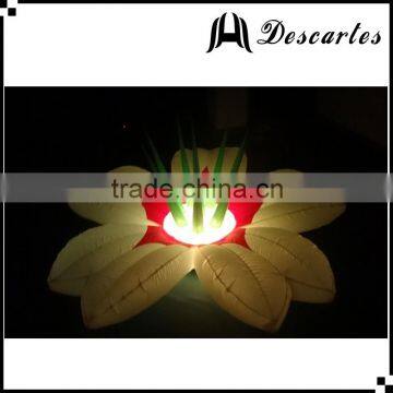 Dubai 2m diameter LED inflatable hang flowers for party/club decoration
