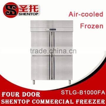 Shentop STLG-B1000FA Stainless Steel four door commercial freezer