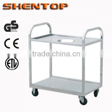 Shentop 2014 Newest Hotel/Restaurant/School Kitchen Equipment The Scraps Collecting Trolley With Under Shelf STJCSC-01