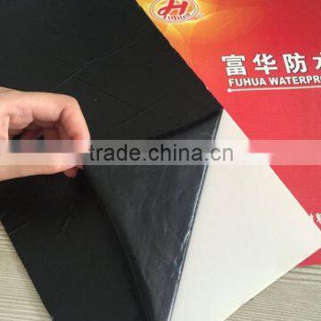 High Polymer HDPE self adhesive waterproof membrane