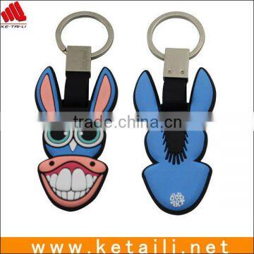 Fashionable pvc bag tag/key ring