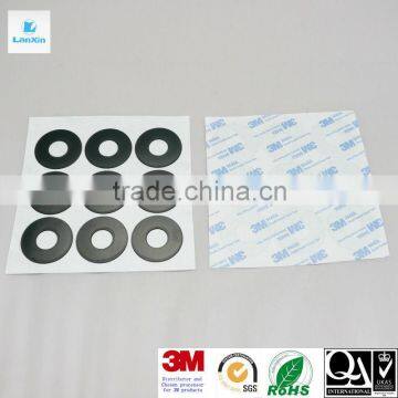 Adhesive black plastic PC flat gasket