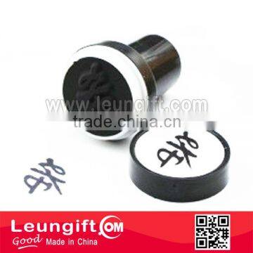 black plastic stamper for promotion