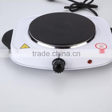 500W& sigle Electric SOILD Hot Plate with cheap price&2014 new style&hot sales&color&