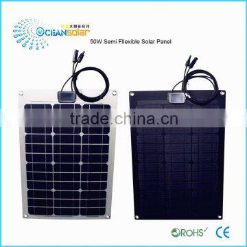 Hot sale Sunpower flexible solar panels,10W 20W 50W 60W 75W 100W Flexible Solar Panel