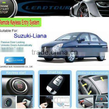 High Quality Auto Manufacturer PKE Push Button Start with Car Alarm for Suzuki Liana