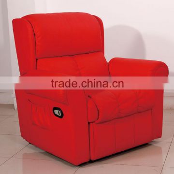 Hot sale electric red leather recliner chair