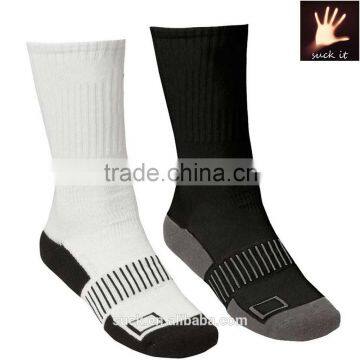 china factory custom cushion elite sport volleyball basketball crew socks