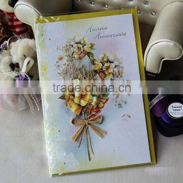 Art paper handmade decoration greeting card
