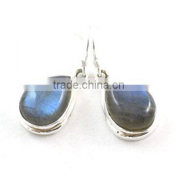 925 silver jewelry semi precious stone wholesale Indian jewelry silver earrings