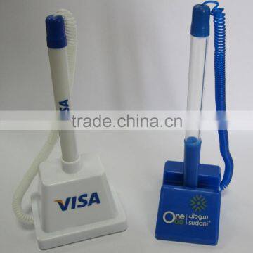plastic desk stand pens for promotion