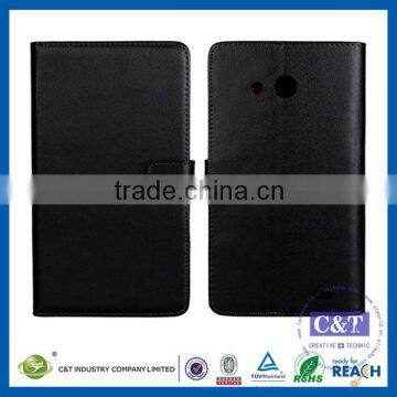 C&T Latest creadit card holder stand leather smart cover case for huawei ascend mate 7
