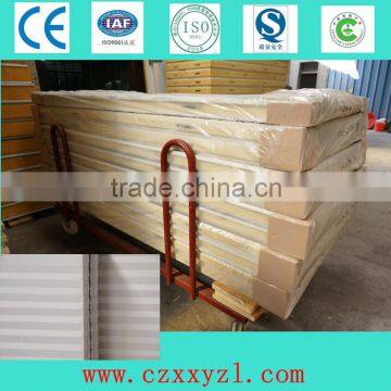 Sandwich pu panels b2 fire retadant