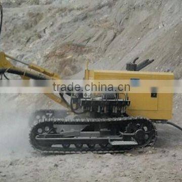 mobile mining water well drilling rig with air compressor