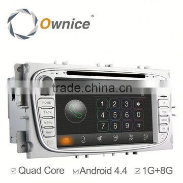 Ownice C180 Quad core 1.6GHz android 4.4 gps navi automotive For Ford Focus 2008-2011 built in RDS