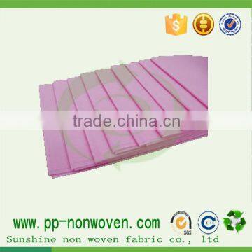 Home Use and Hot Selling 100% Polypropylene High Quality Nonwoven Bedsheet