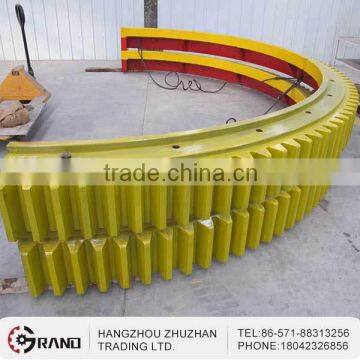 Mining industrial forged ball mill girth gear