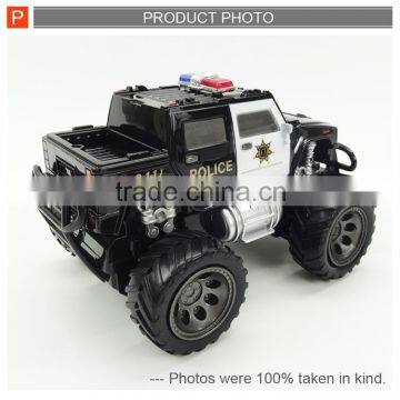 Kid rc Toy Remote Control Monster Police Truck Car photo-4